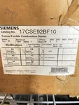 Siemens 17CSE92BF10 Combination Starter. Fixed Price $583.99.